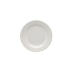 Plato trinche de cerámica Glacial color blanco
