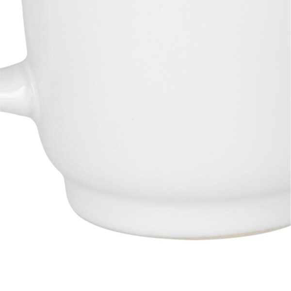 Taza de cerámica Glacial Santa Anita de 290ml blanco - Image 4