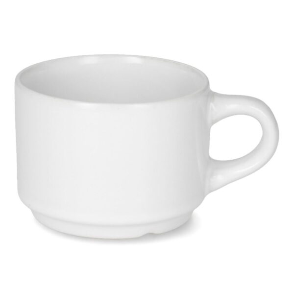 Taza embrocable de cerámica Glacial Santa Anita de 190 ml blanco - Image 2