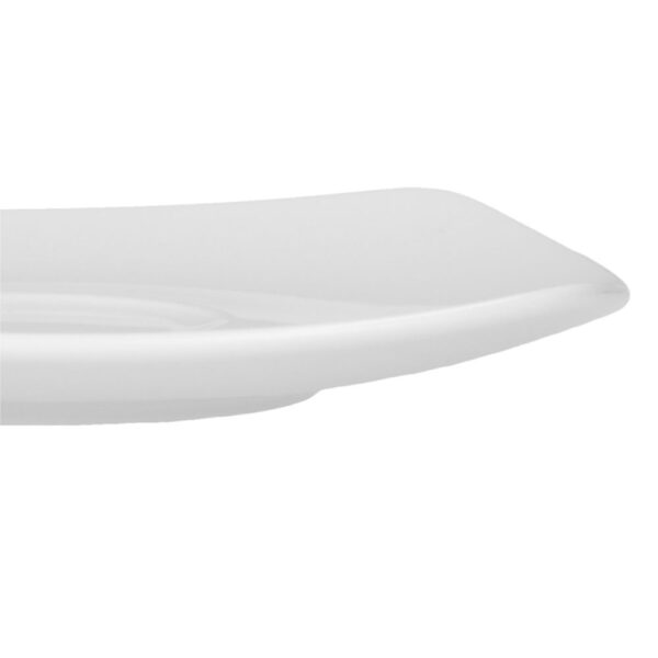 Plato de porcelana para taza de café Elegance Santa Anita de 15cm blanco - Image 3