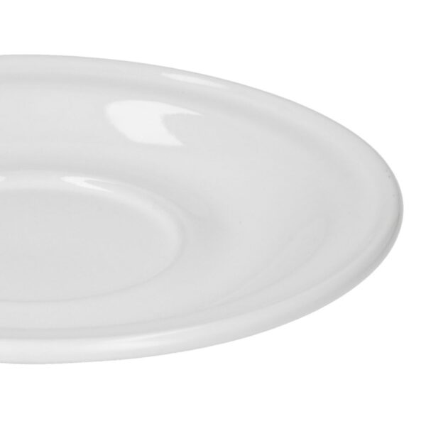 Plato de cerámica para taza Madrileña Santa Anita de 16cm blanco - Image 3