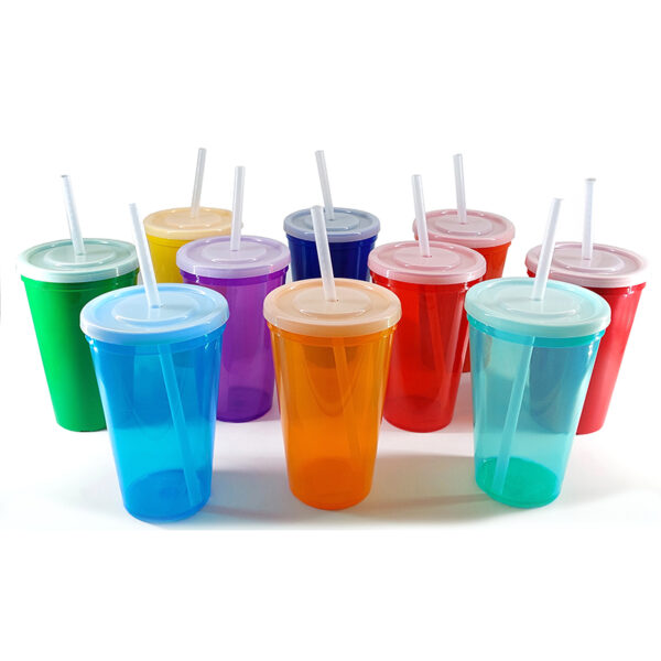 Vaso Maxi Jumbo Polipropileno con Popote